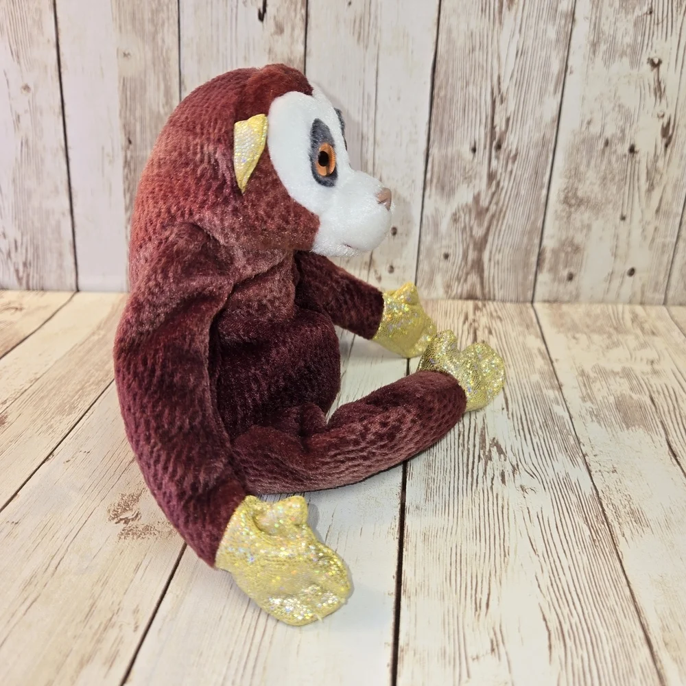Plush Toy with Sparkly Gold Accents